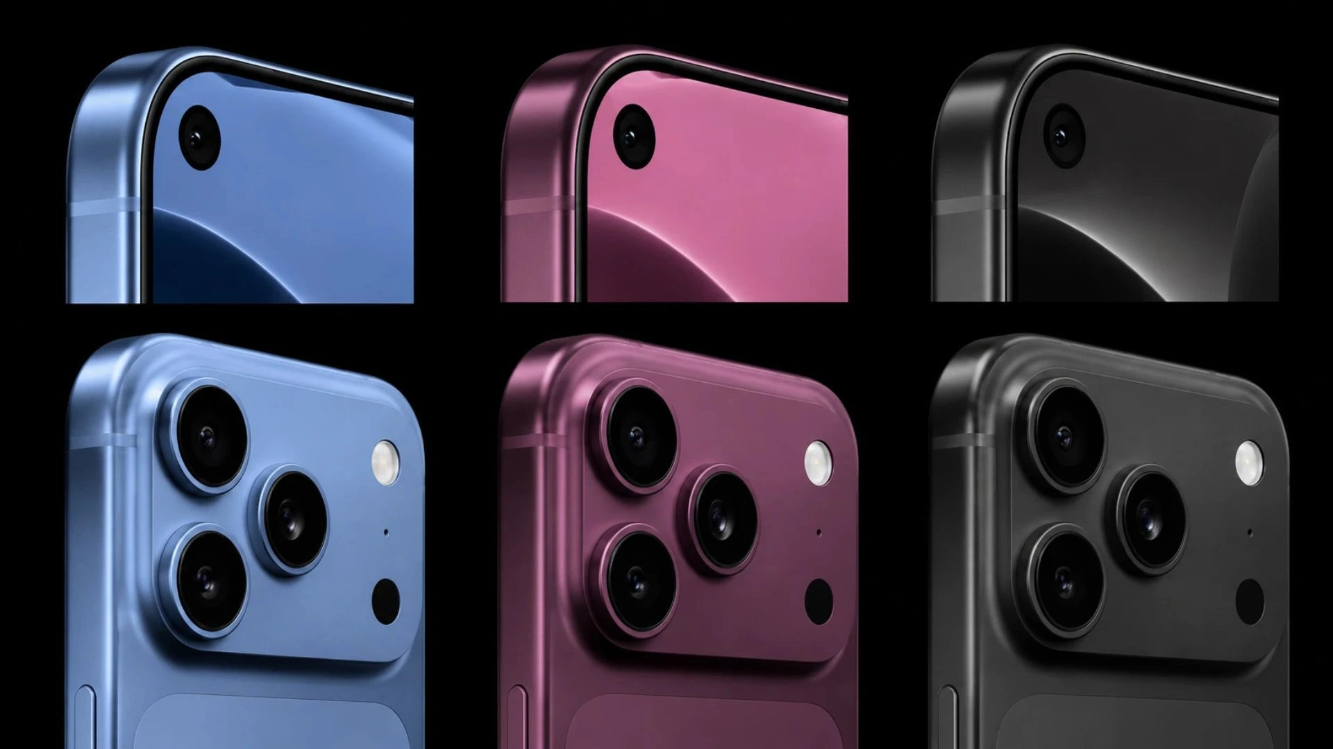 iPhone 18 Pro camera leak design with hidden display and iPhone screen repair updates.