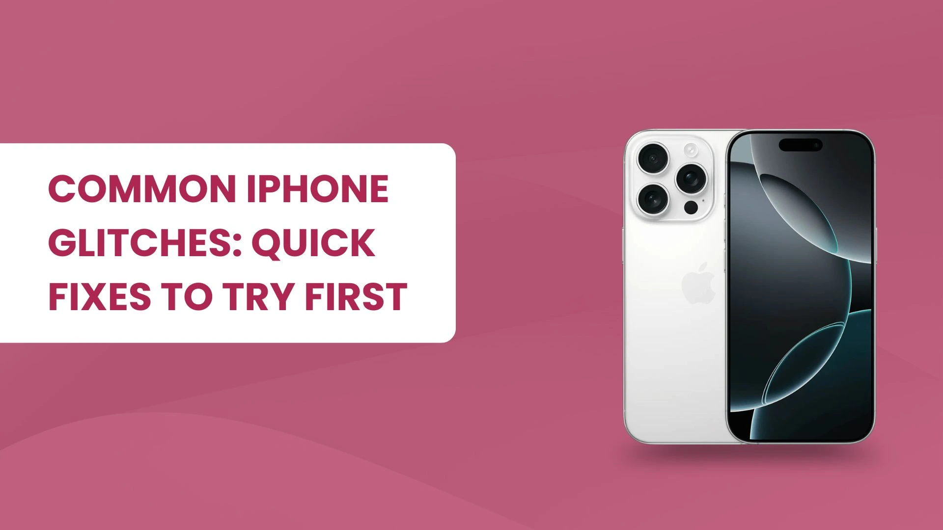 an image showing an apple iPhone 16 for iPhone repair bracknell