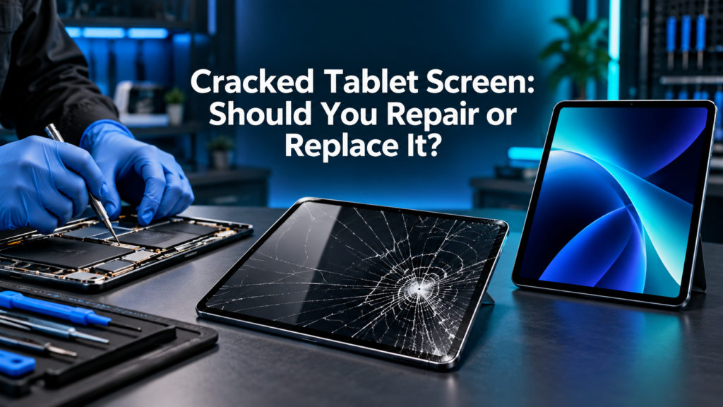 Cracked Tablet Screen: Should You Repair or Replace It?